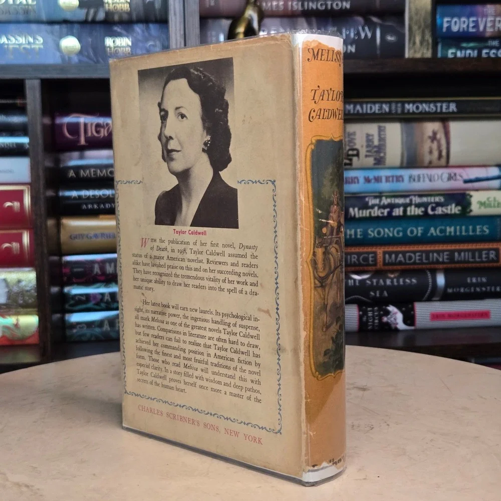 1948 Melissa by Taylor Caldwell 1st Edition with Dust Jacket Vintage Book